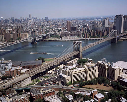 Vistas de Nueva York desde el aire