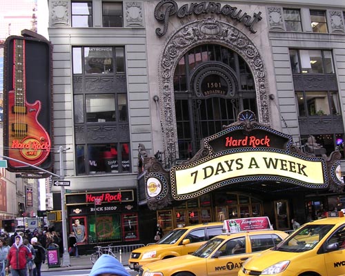 Música en Hard Rock Cafe de Nueva York